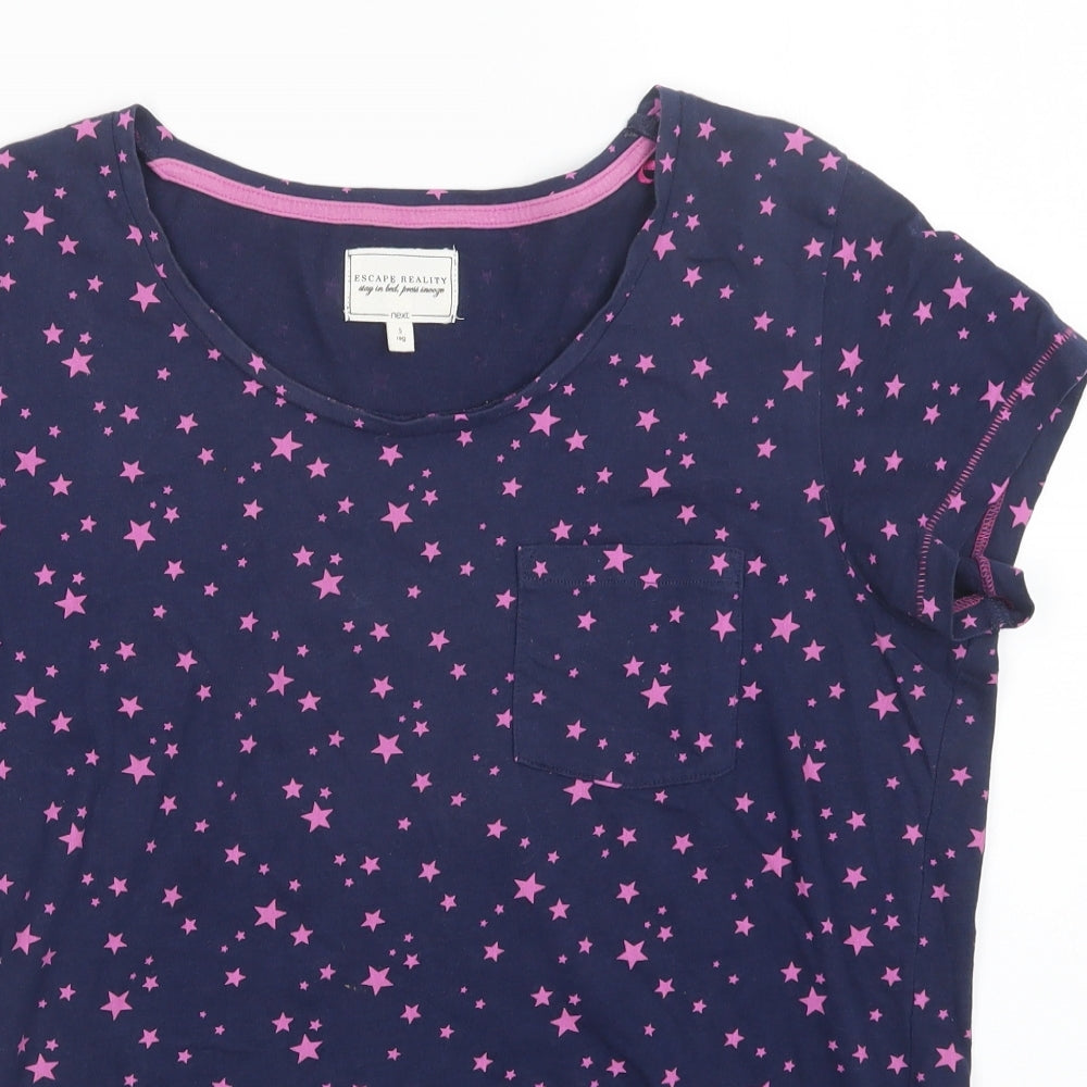 NEXT Womens Multicoloured Polka Dot  Top Pyjama Top Size S