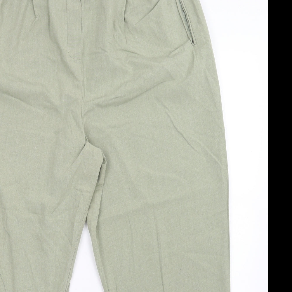 Design essentials Womens Green   Trousers  Size 22 L27 in