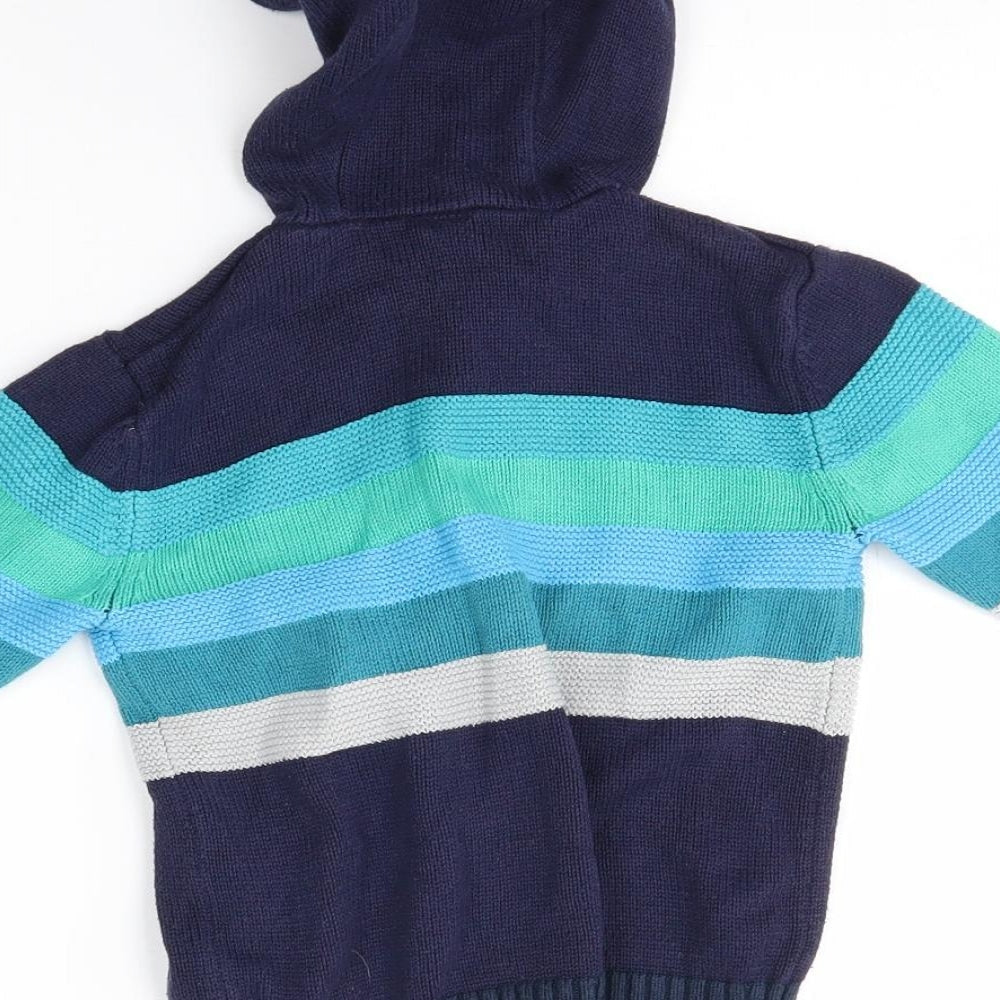 TU Baby Blue Striped  Jacket  Size 12-18 Months