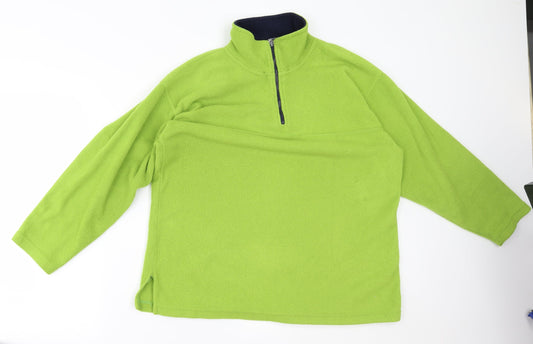 Design essentials Womens Green   Pullover Sweatshirt Size L