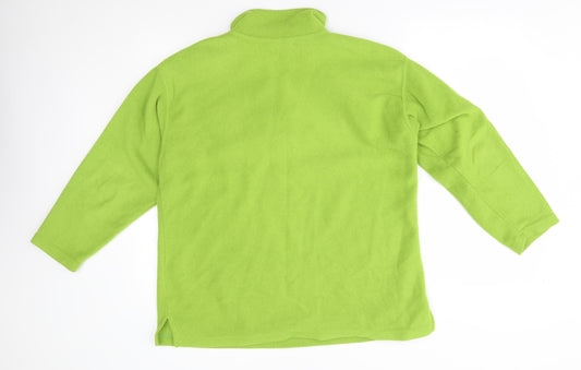 Design essentials Womens Green   Pullover Sweatshirt Size L