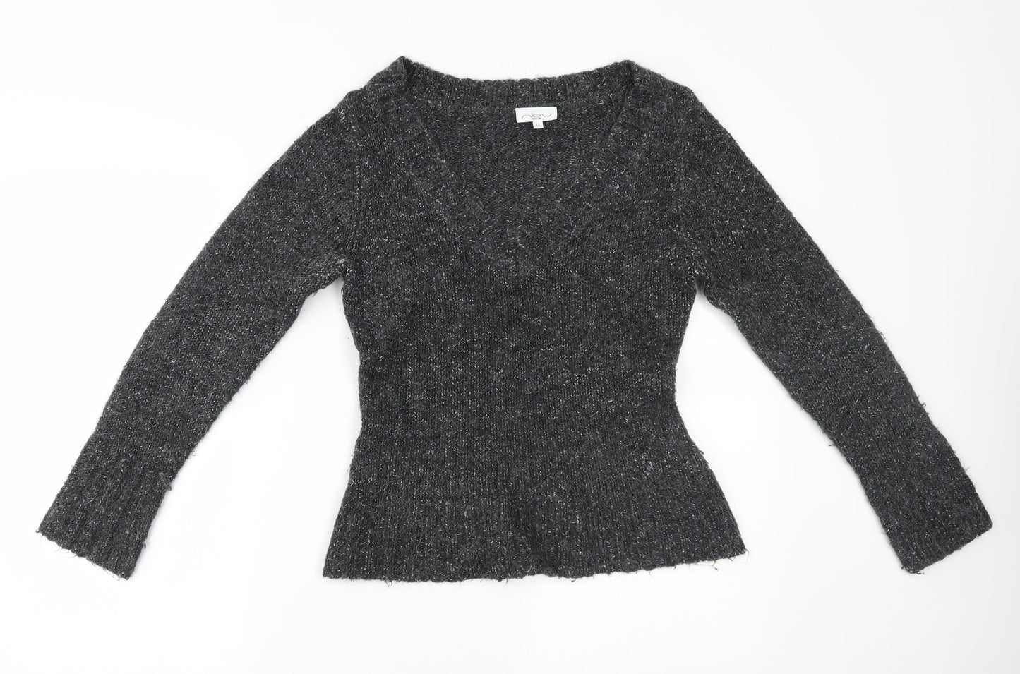 New Look Womens Grey   Pullover Jumper Size 12