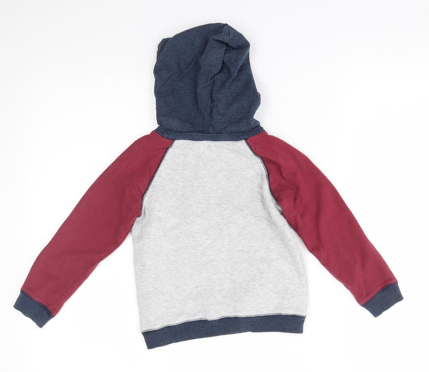 Little Me Boys Red   Pullover Hoodie Size 4 Years  - dog with glasses