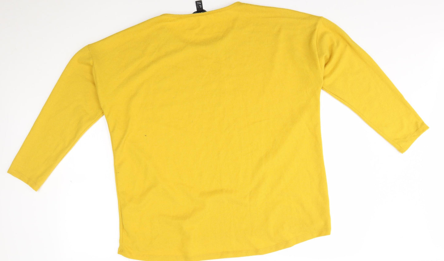 New Look Womens Yellow   Pullover Jumper Size L