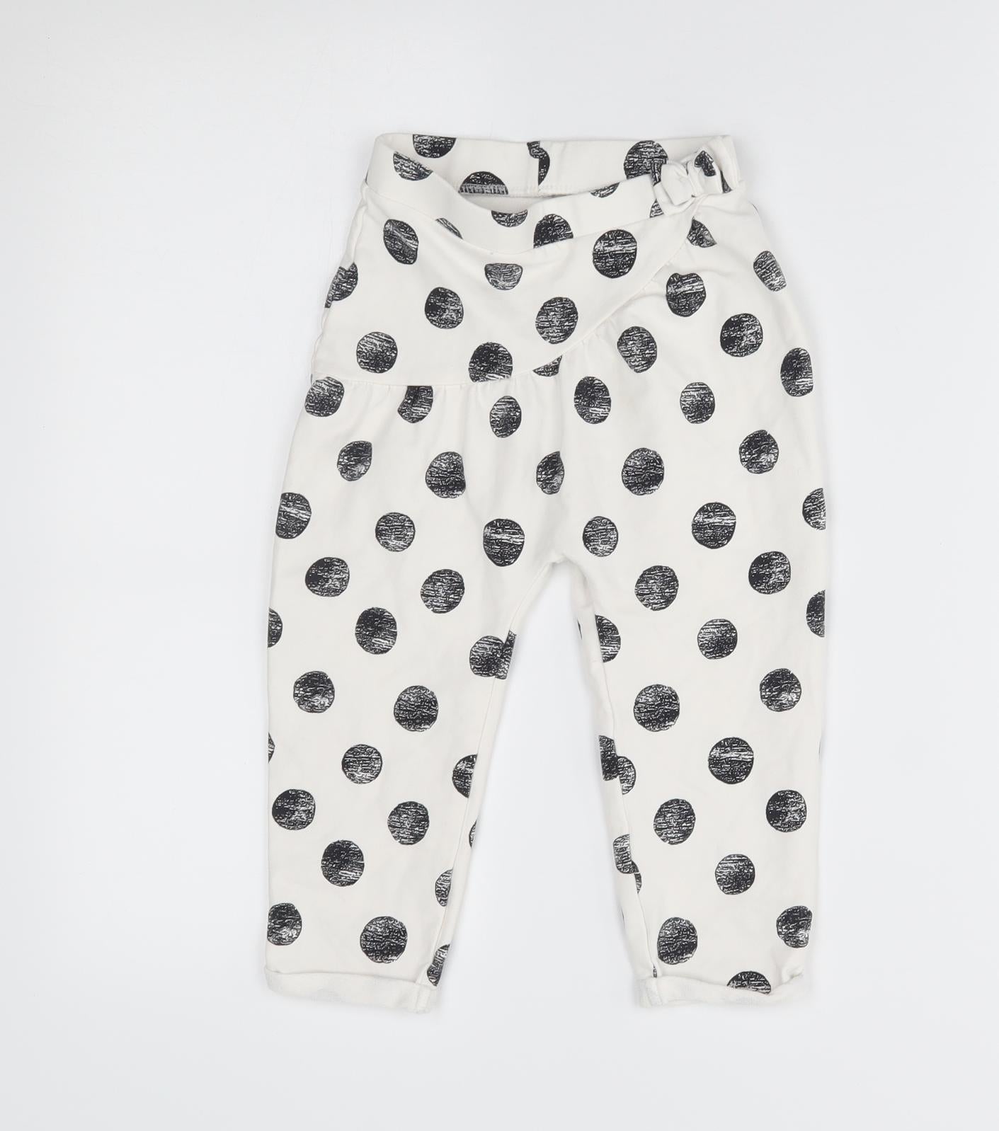 Nutmeg Girls White    Pyjama Pants Size 2-3 Years