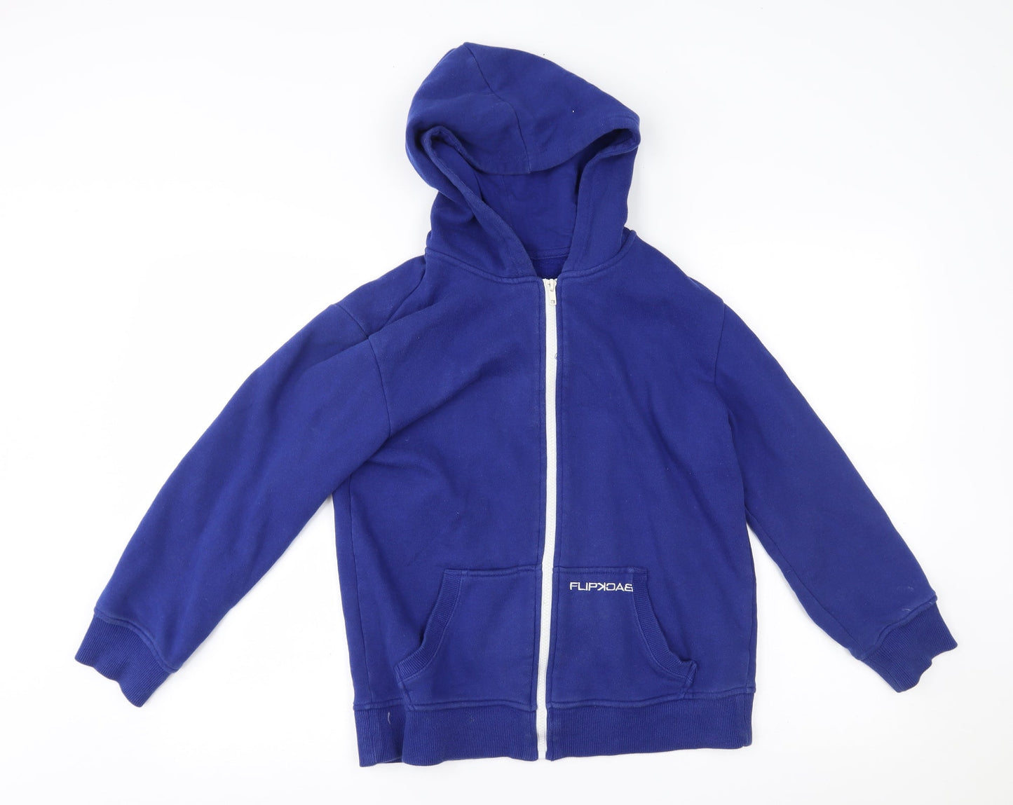 Flipback Boys Blue   Full Zip Hoodie Size 11 Years