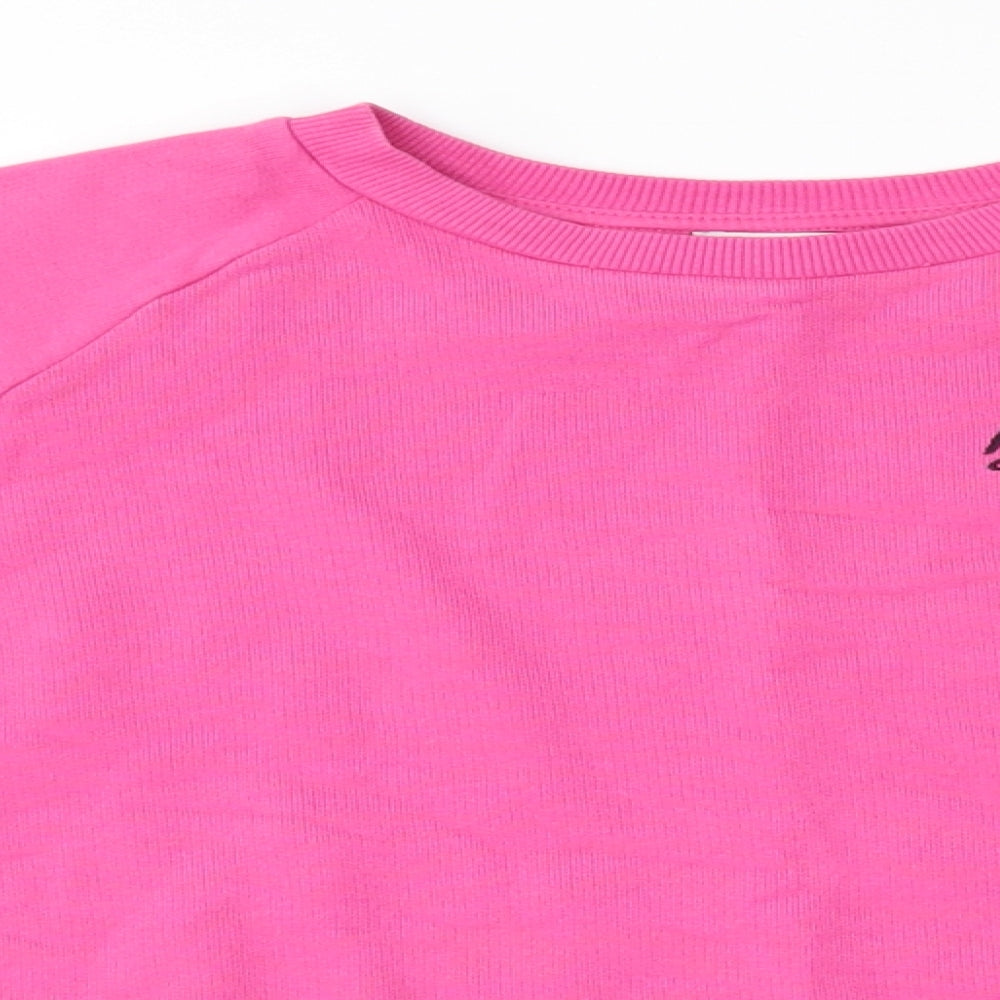 River Island Girls Pink   Pullover Jumper Size 11-12 Years  - believe in yourself