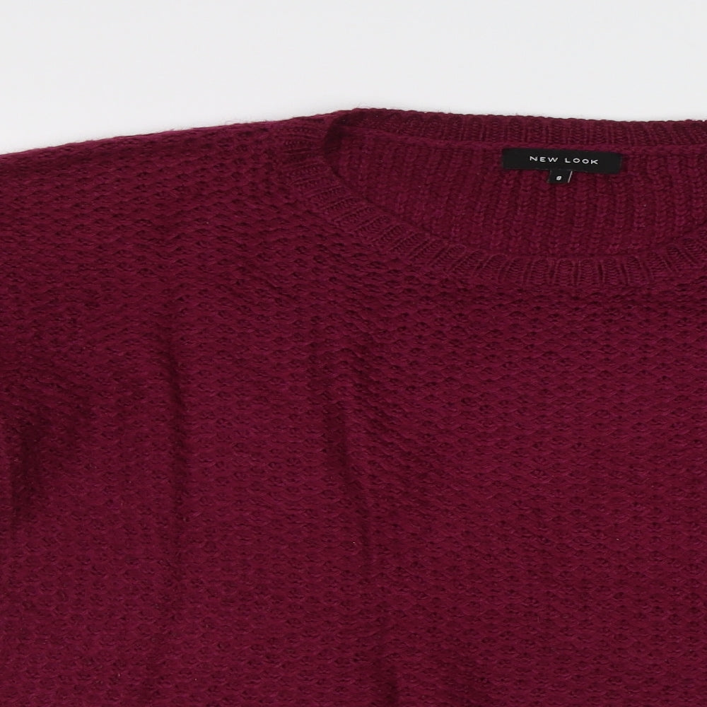 New Look Womens Purple   Pullover Jumper Size 8