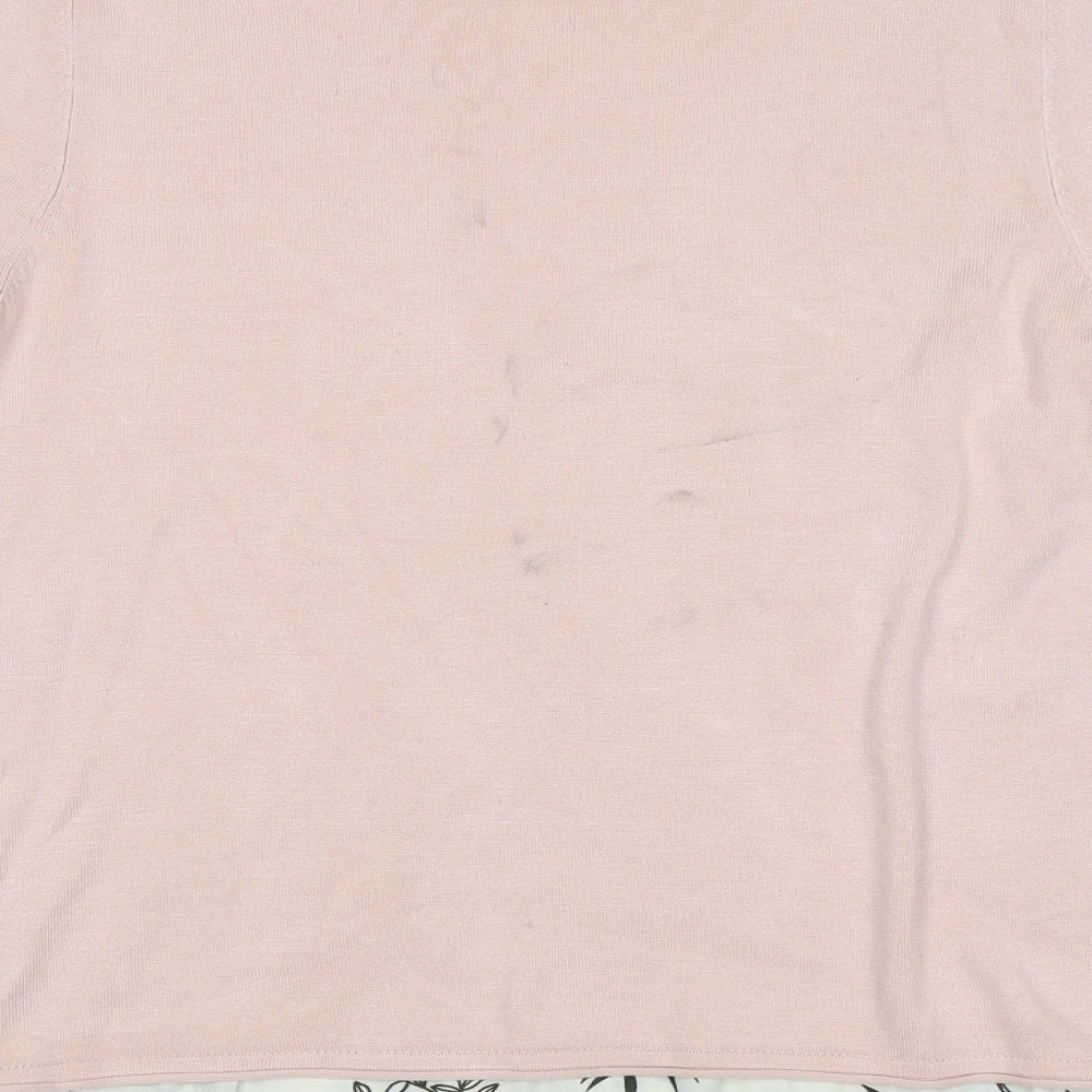Debenhams Womens Pink   Pullover Jumper Size 10
