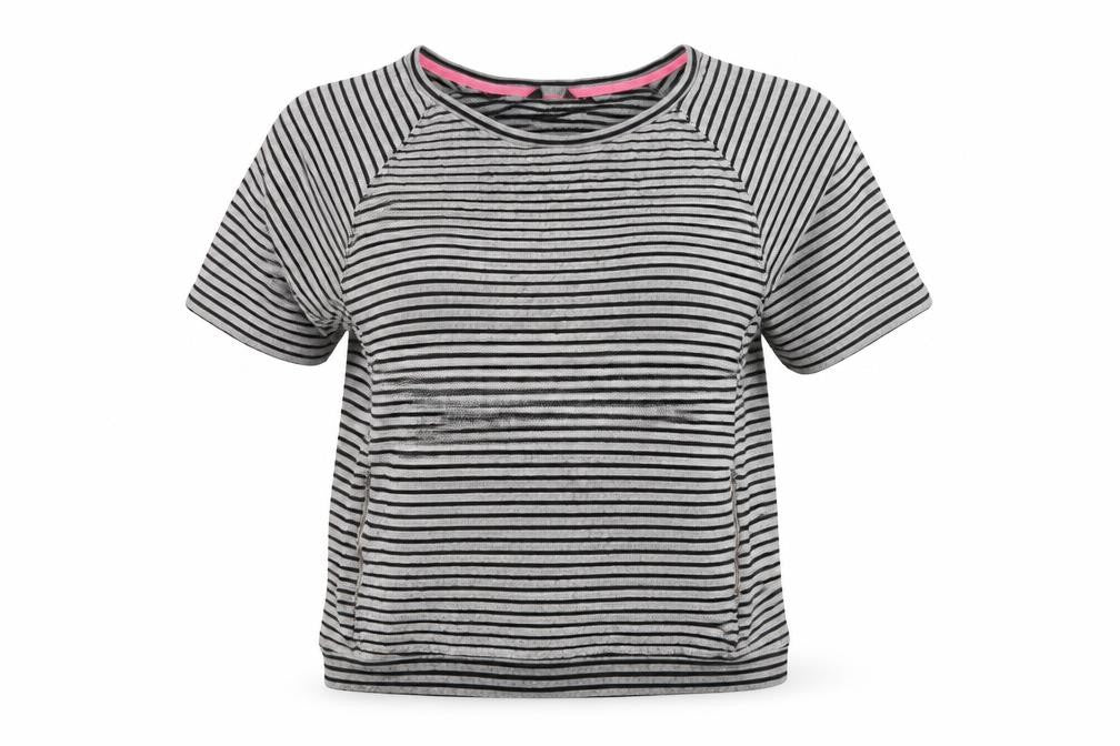 New Look Womens Grey Striped  Pullover Jumper Size 18
