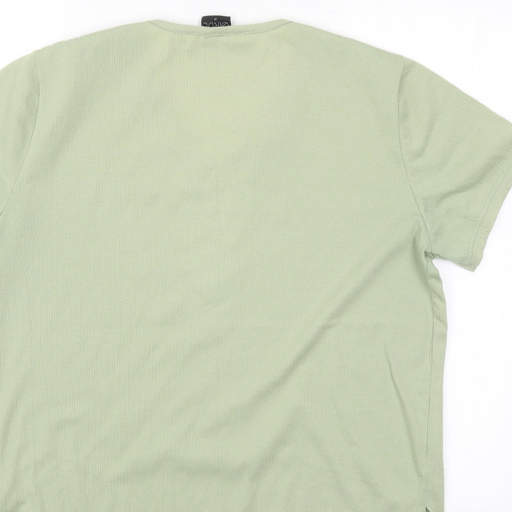 Avant Garde Womens Green   Basic Blouse Size M