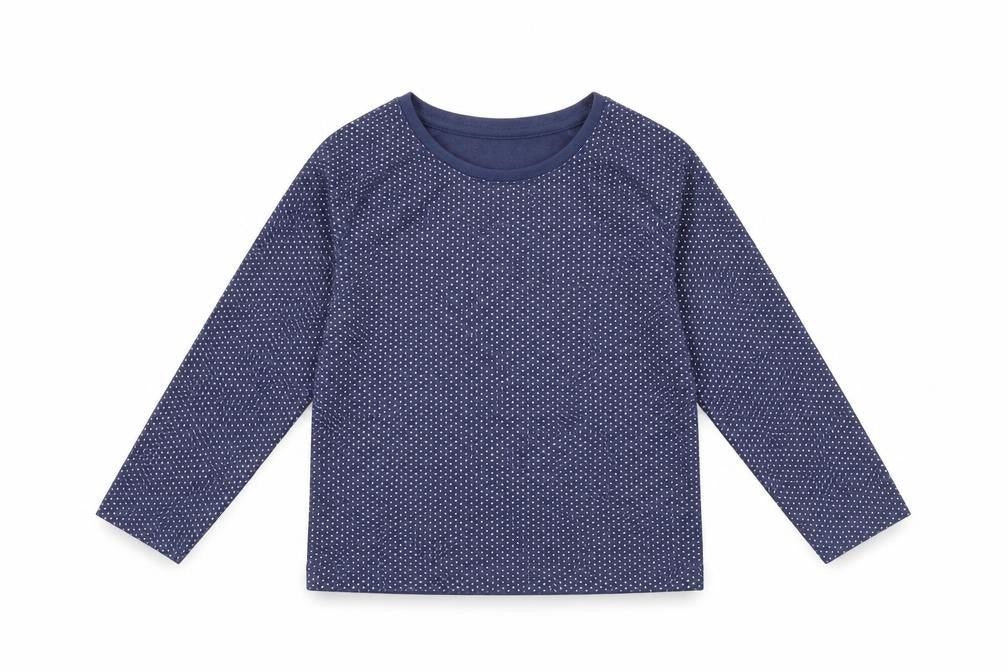 Very Girls Blue Polka Dot  Pullover Jumper Size 4-5 Years