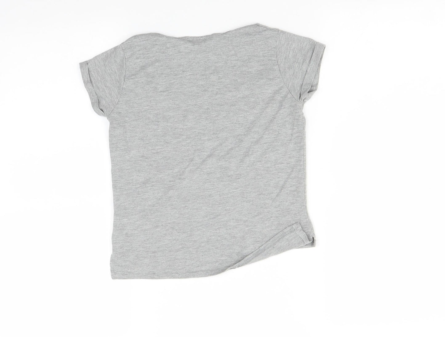 River Island Girls Grey   Basic T-Shirt Size 5-6 Years  - Chic 88