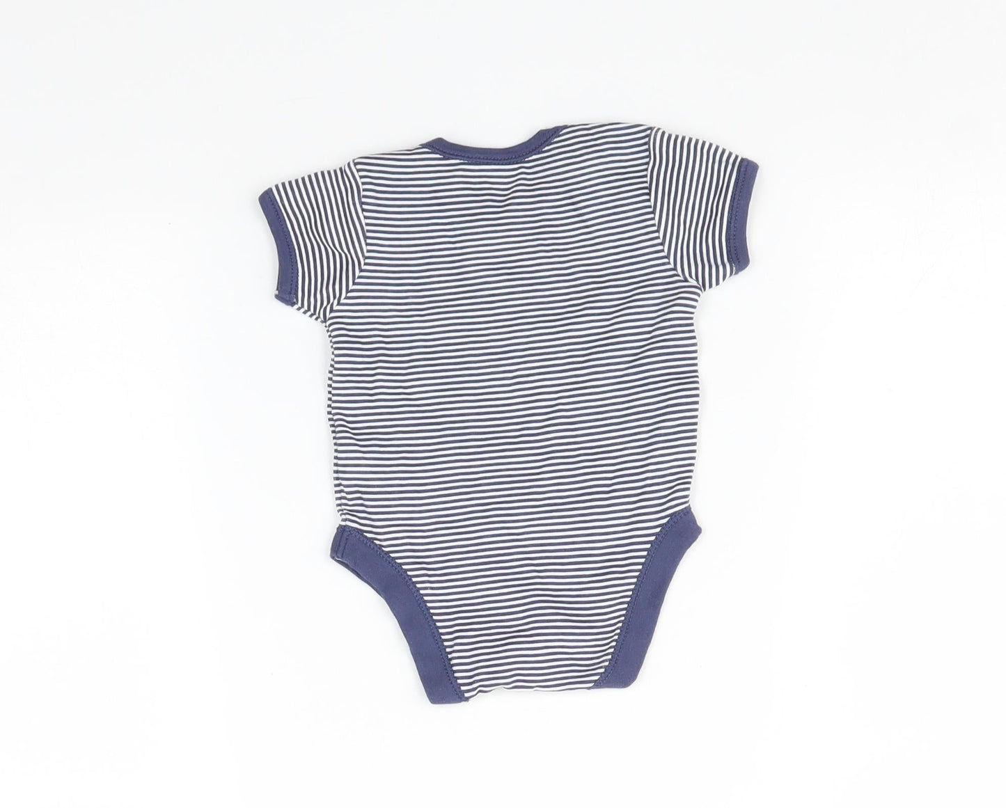 George Baby Multicoloured Striped  Romper One-Piece Size 0-3 Months