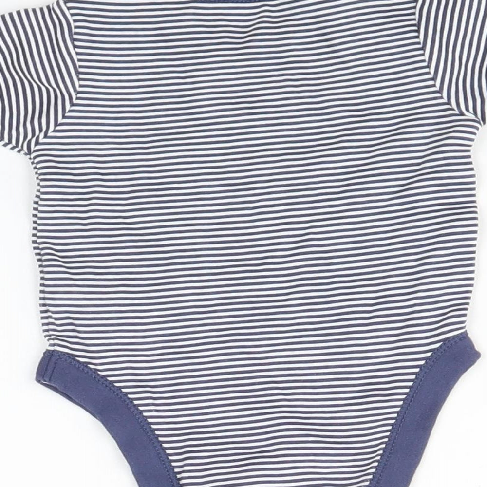 George Baby Multicoloured Striped  Romper One-Piece Size 0-3 Months