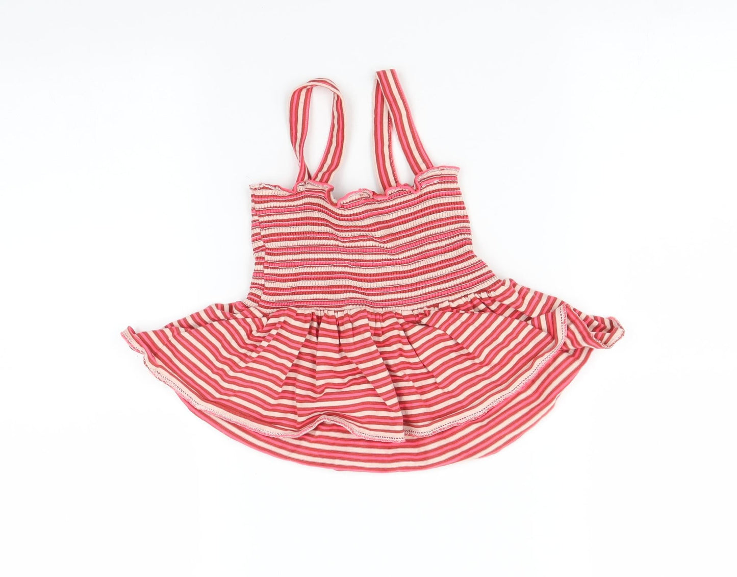 NEXT Girls Multicoloured Striped  Fit & Flare  Size 6 Years