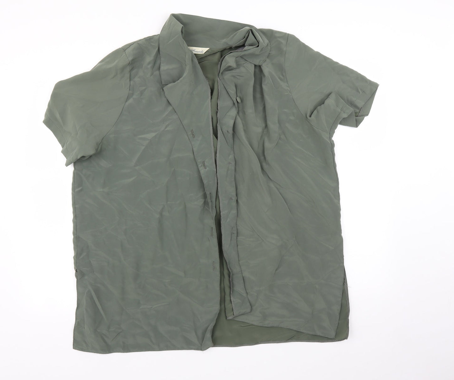 Designer Collection Womens Green    Button-Up Size 20