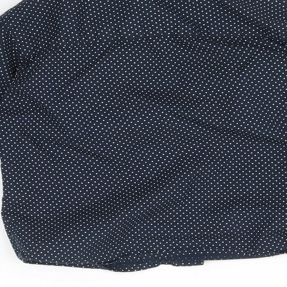 Primark Boys Blue Polka Dot   Button-Up Size 2-3 Years