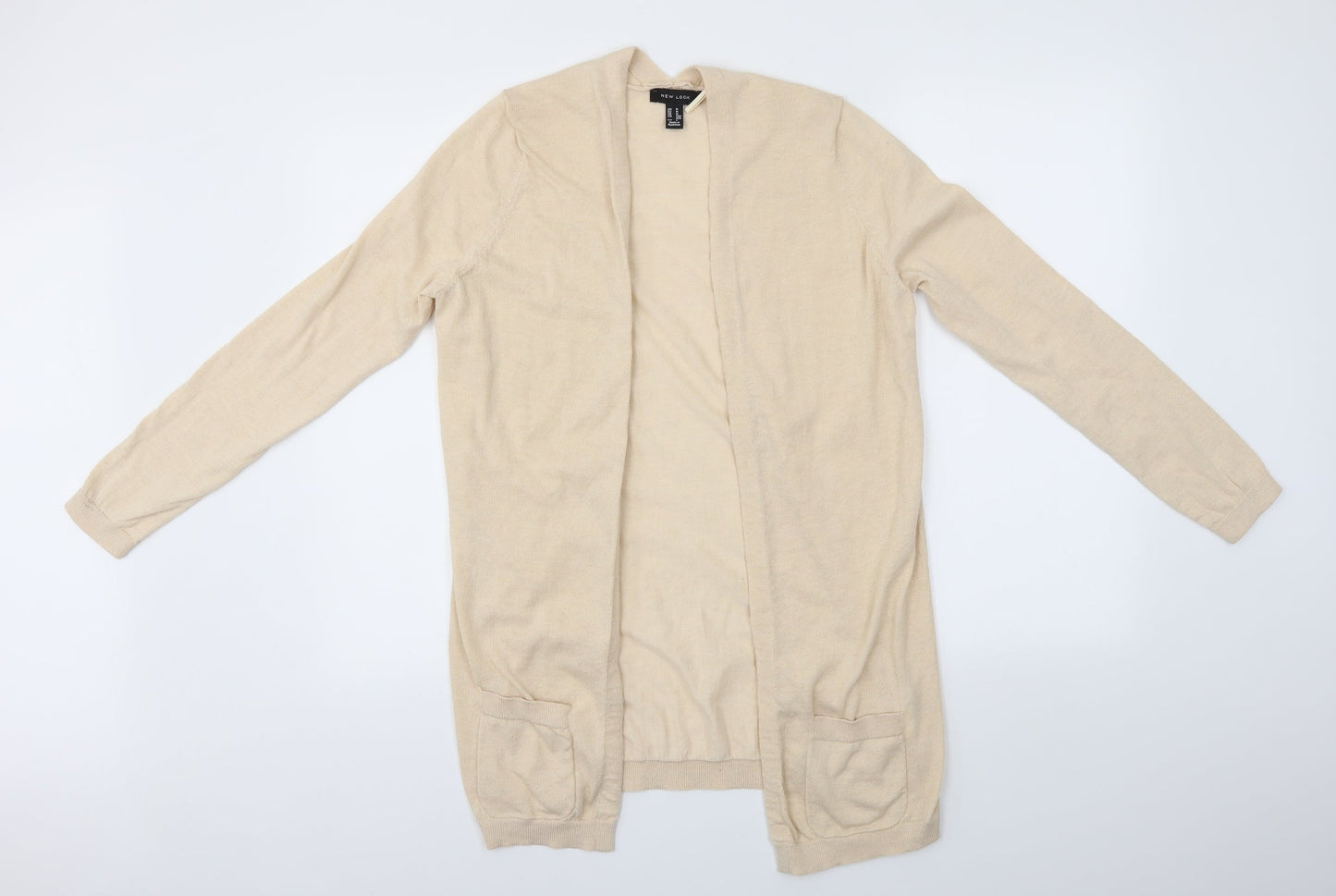 New Look Womens Beige   Cardigan Jumper Size M