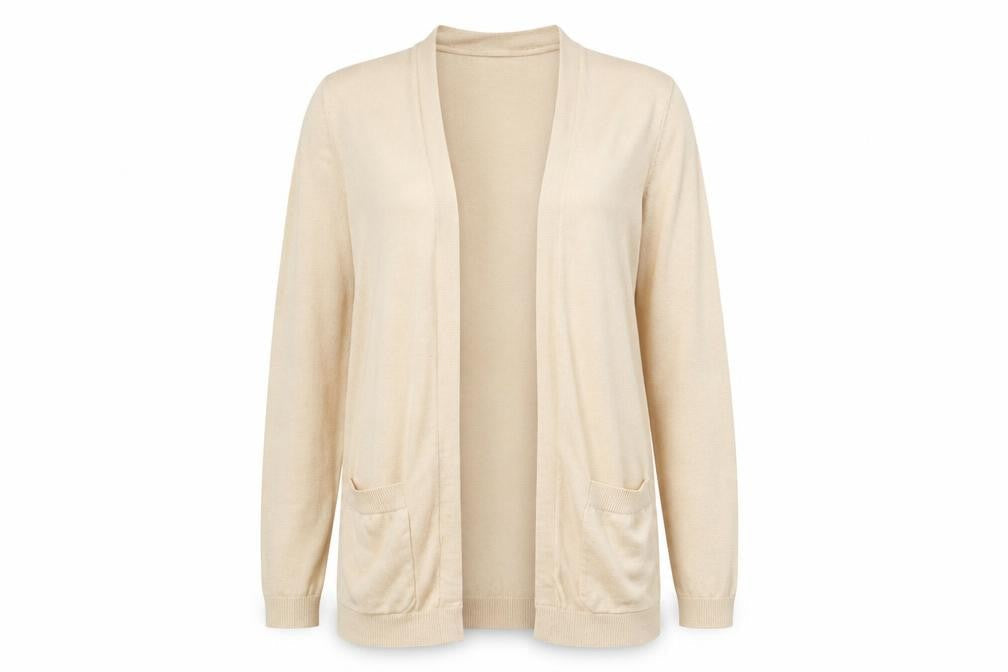 New Look Womens Beige   Cardigan Jumper Size M