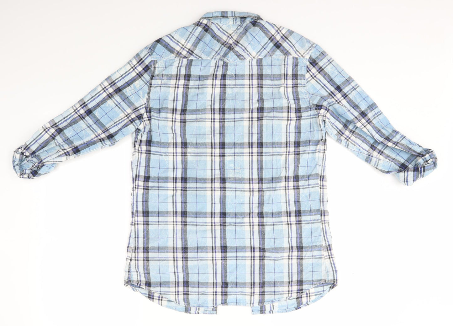 River Island Mens Multicoloured Check   Button-Up Size S