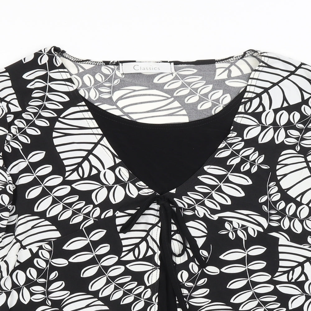 Preworn Womens Multicoloured Floral  Basic Blouse Size 16