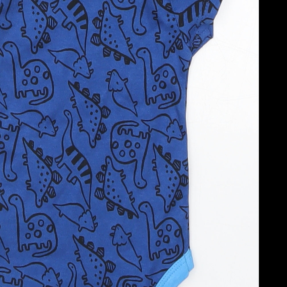 Pep&Co Boys Blue   Babygrow One-Piece Size 0-3 Months  - A-Roar-Able