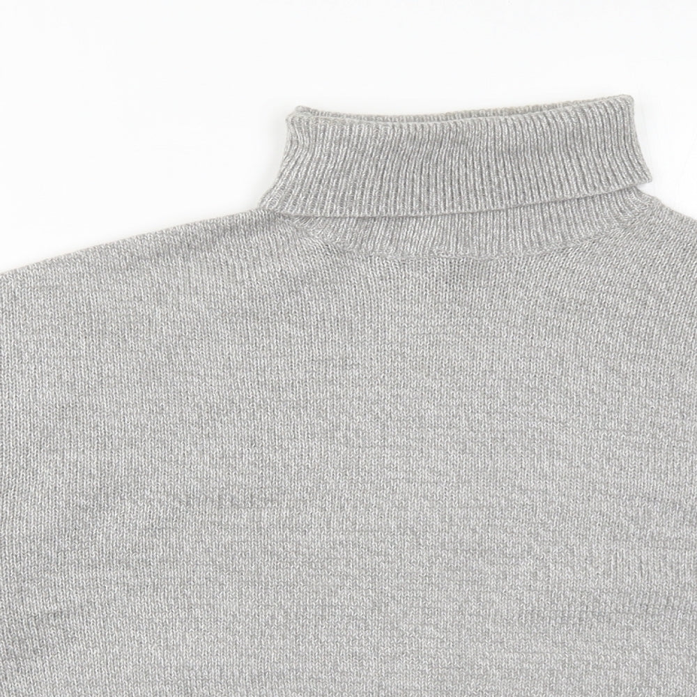 H&M Womens Grey  Knit Pullover Jumper Size M