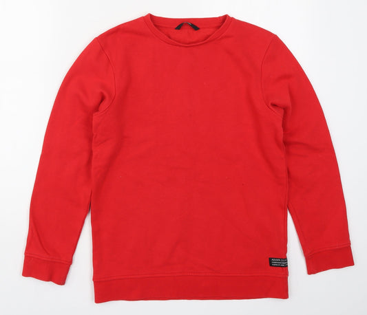 George Boys Red   Pullover Sweatshirt Size 12-13 Years