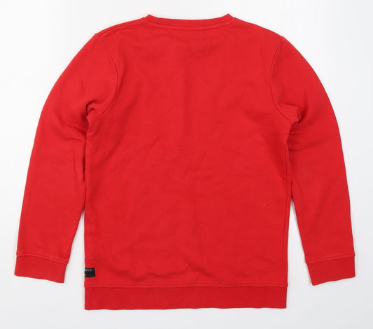 George Boys Red   Pullover Sweatshirt Size 12-13 Years