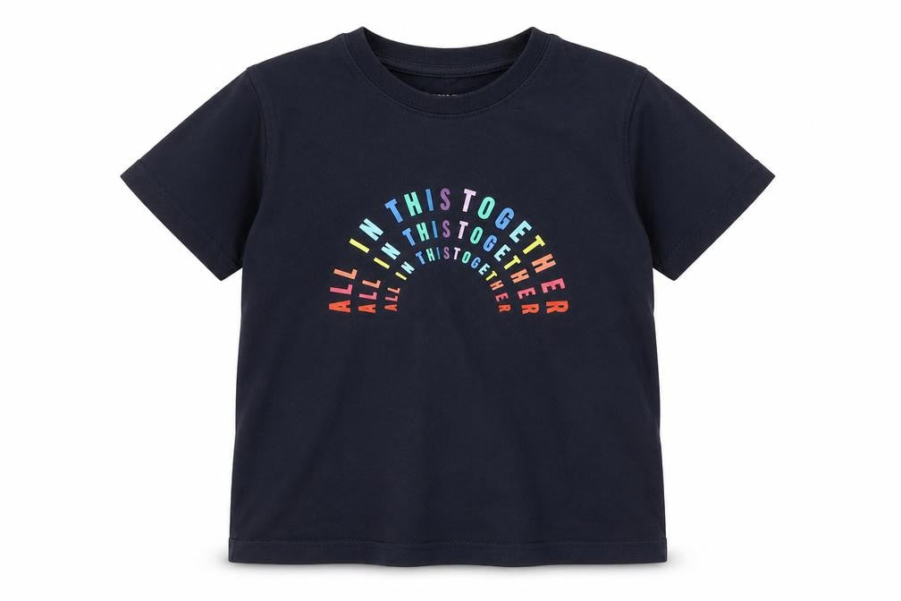 Marks and Spencer Girls Blue   Basic T-Shirt Size 5 Years  - All in This Together