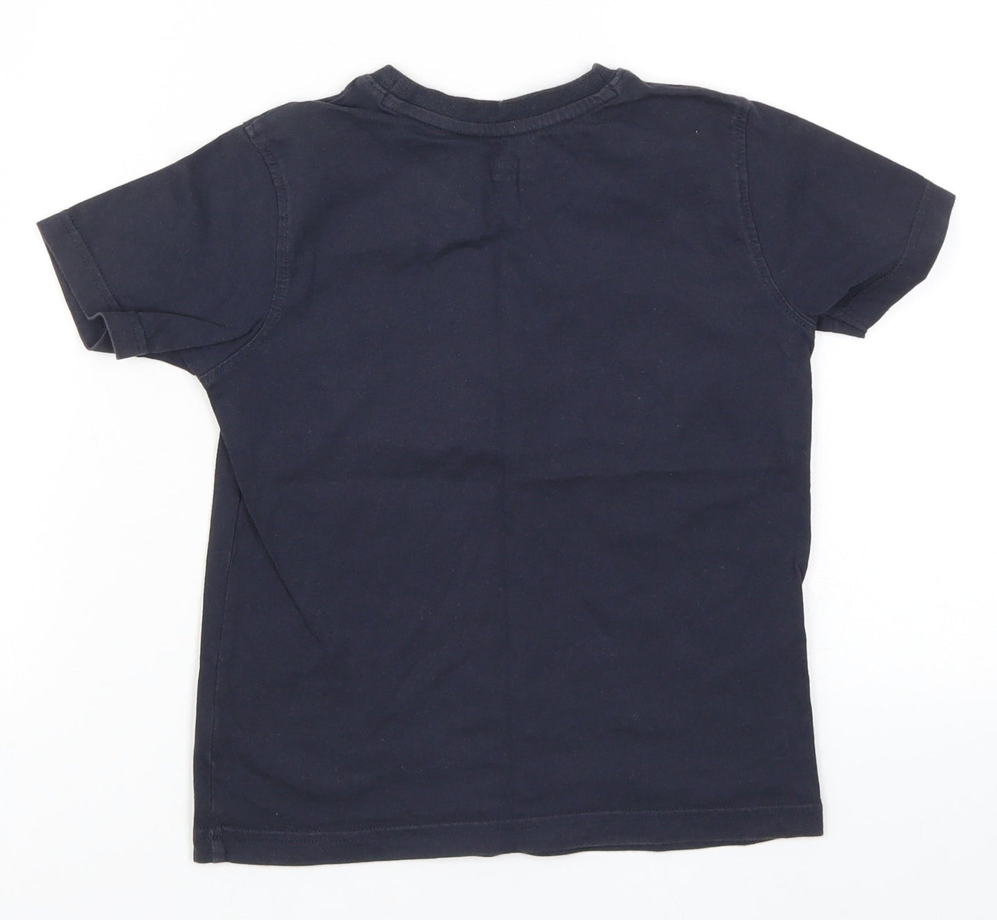 Marks and Spencer Girls Blue   Basic T-Shirt Size 5 Years  - All in This Together