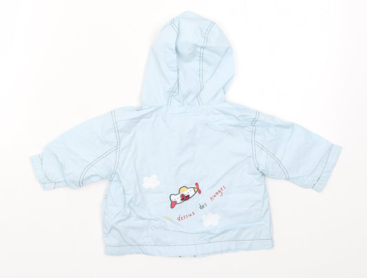 COCO Girls Blue   Jacket  Size 0-3 Months  - Dessus Des Hugges Plane