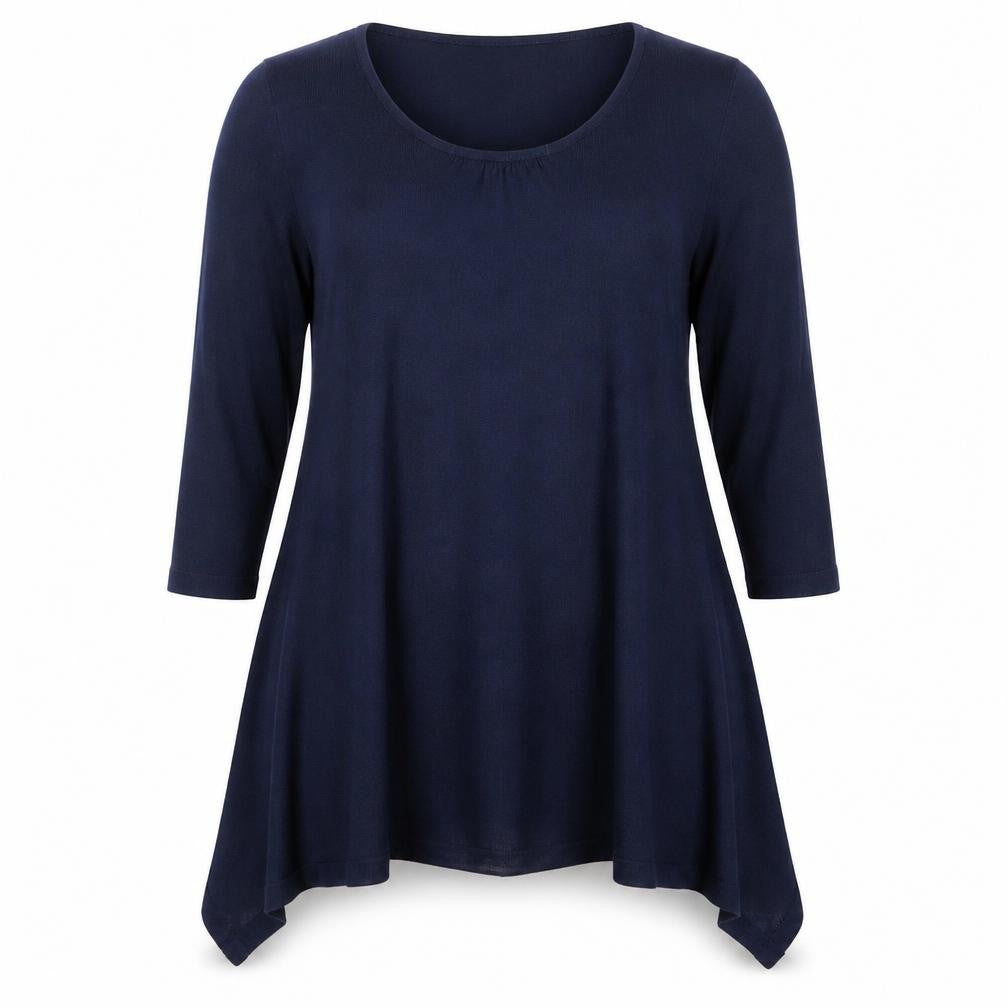 Pebble Bay Womens Blue  Knit Pullover Jumper Size S