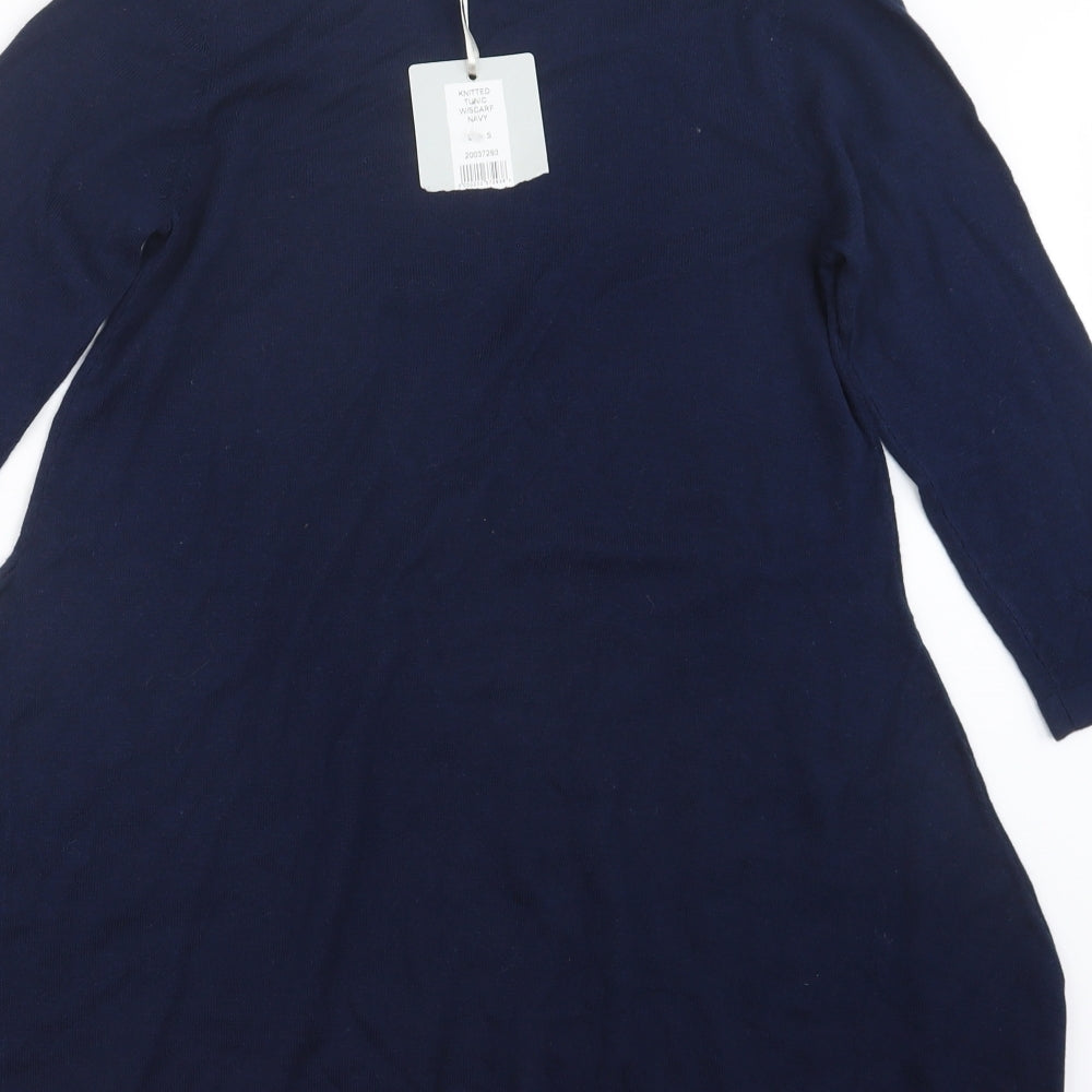 Pebble Bay Womens Blue  Knit Pullover Jumper Size S