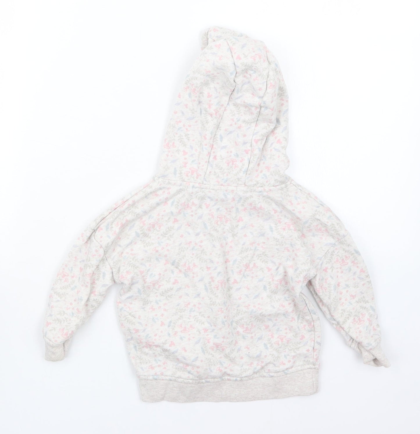 Primark Girls Pink Geometric  Jacket  Size 18-24 Months  - Hoodie