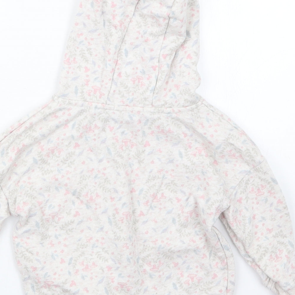 Primark Girls Pink Geometric  Jacket  Size 18-24 Months  - Hoodie