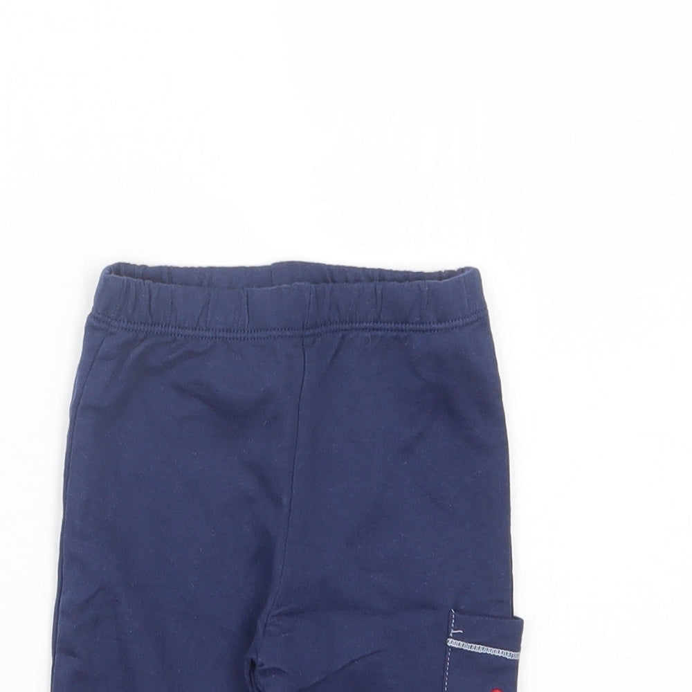 Preworn Boys Blue   Capri Trousers Size 9 Months