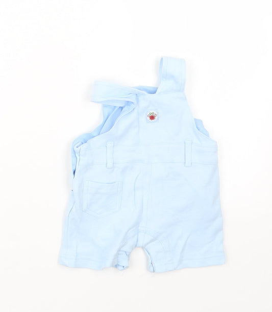 Babytime Boys Blue   Dungaree Outfit/Set Size 3-6 Months