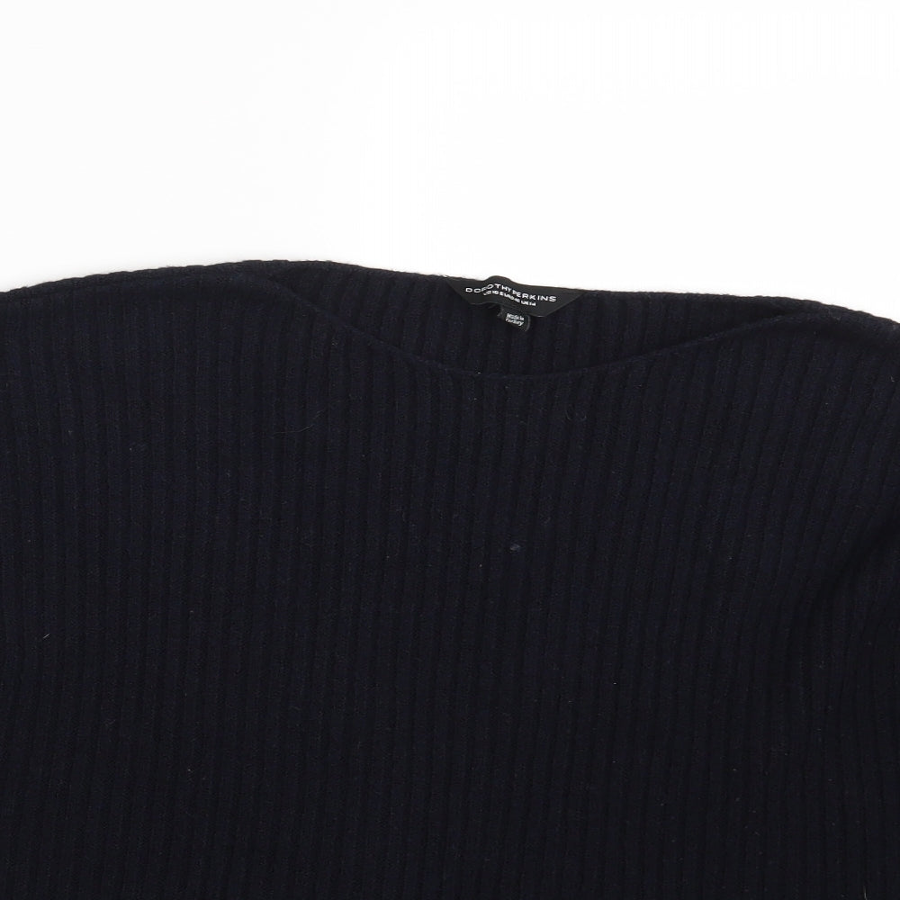 Dorothy Perkins Womens Blue   Pullover Jumper Size 14