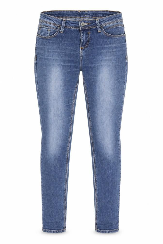 Denim Co. Womens Blue  Denim Skinny Jeans Size 8 L30 in