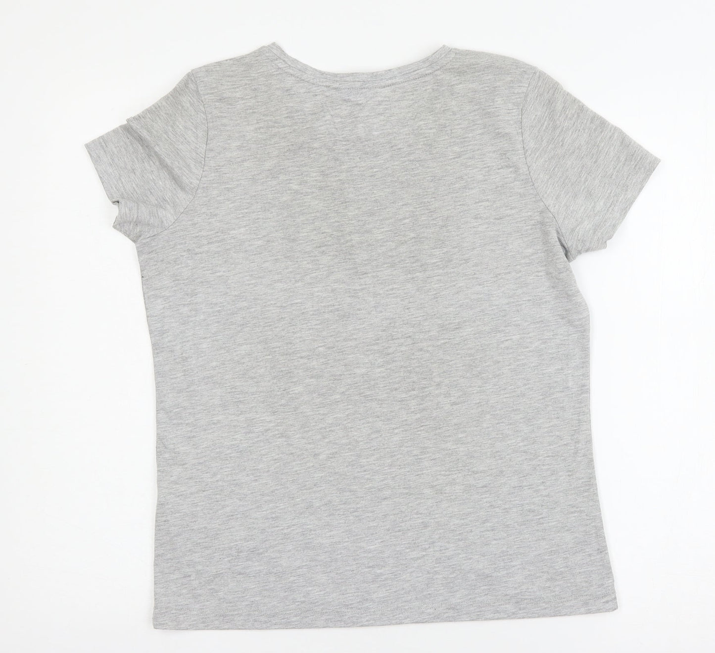Very Womens Grey  Jersey Basic T-Shirt Size 10