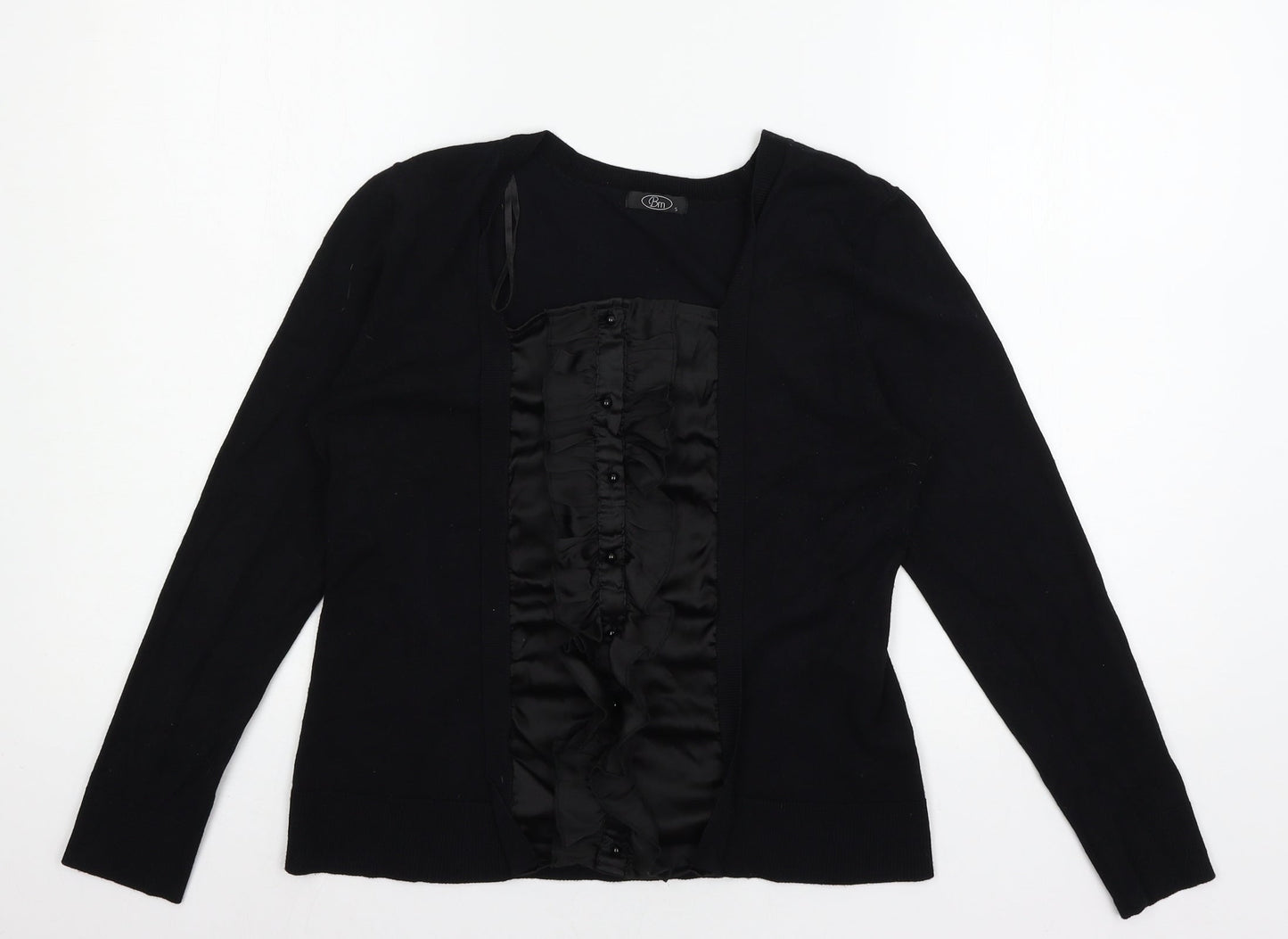 Bonmarché Womens Black  Knit Pullover Jumper Size S
