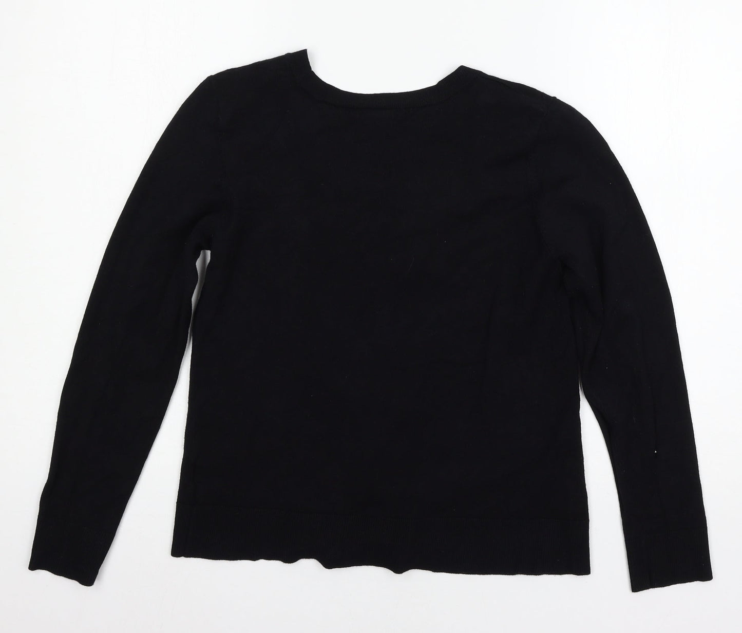 Bonmarché Womens Black  Knit Pullover Jumper Size S