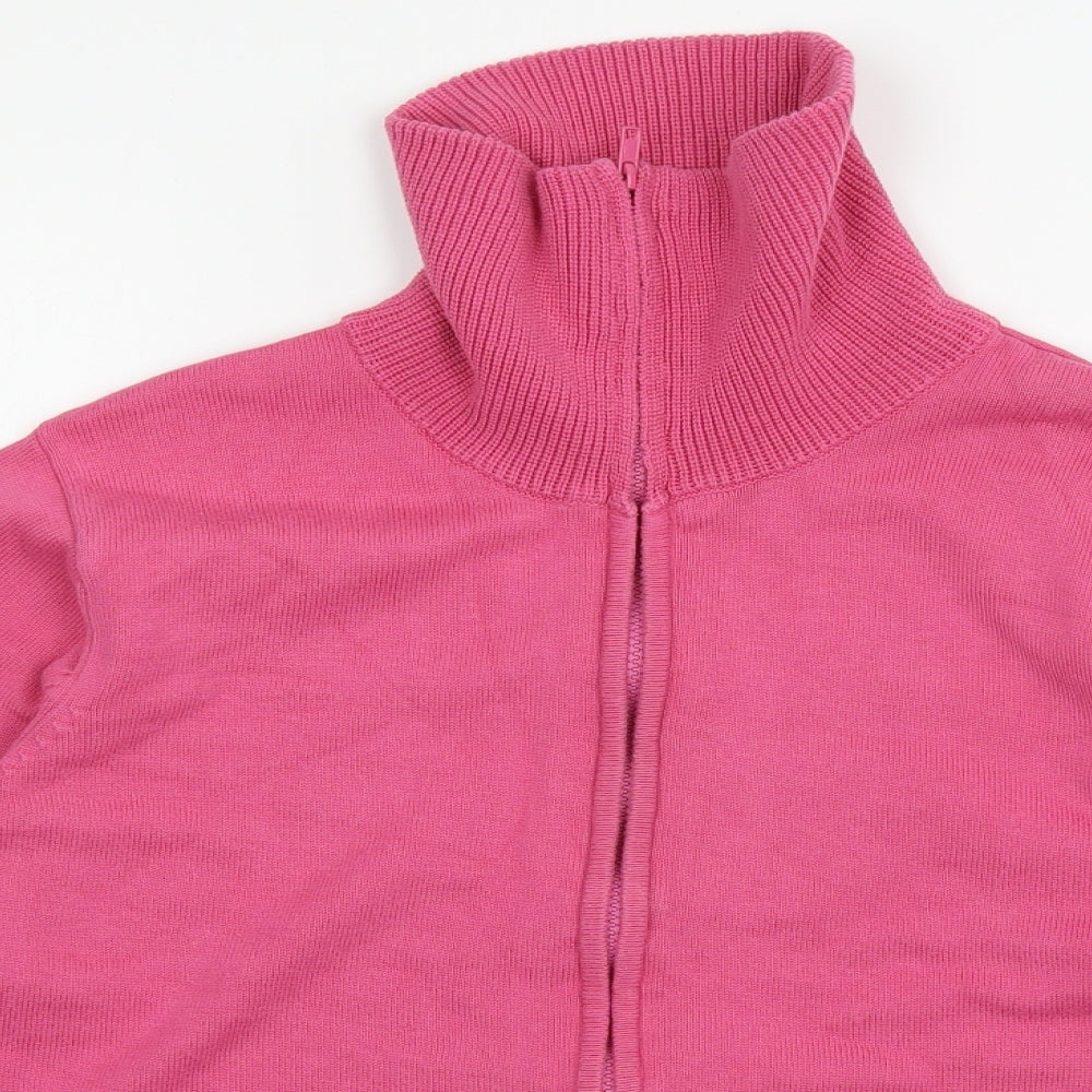 Collection Womens Pink  Knit Cardigan Jumper Size L