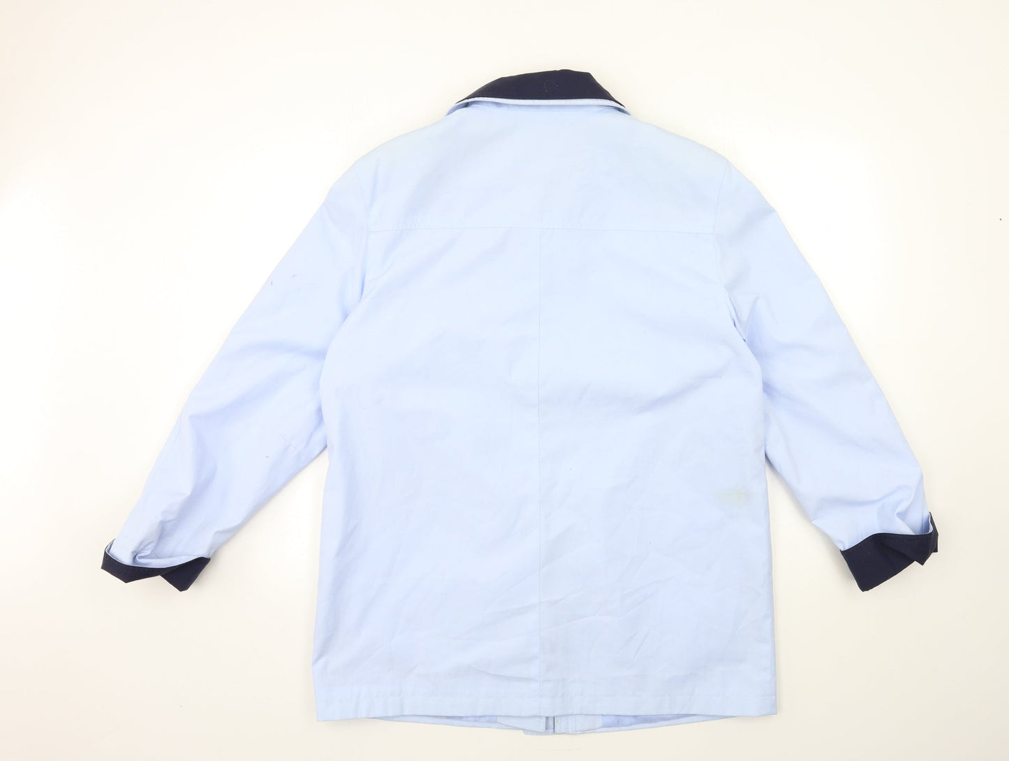 Autonomy Womens Blue   Overcoat Coat Size 16