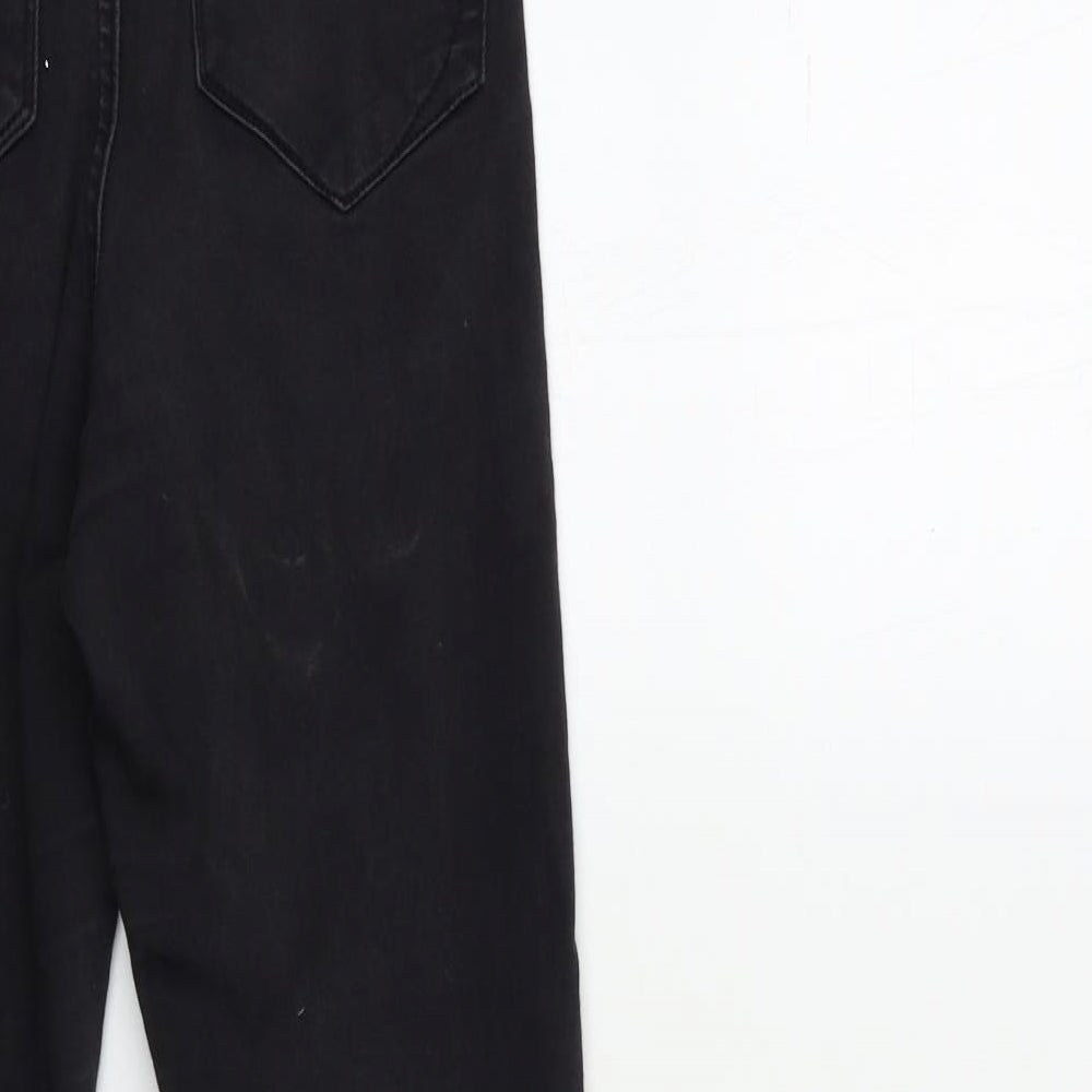 Denim & Co. Womens Black  Denim Skinny Jeans Size 8 L28 in
