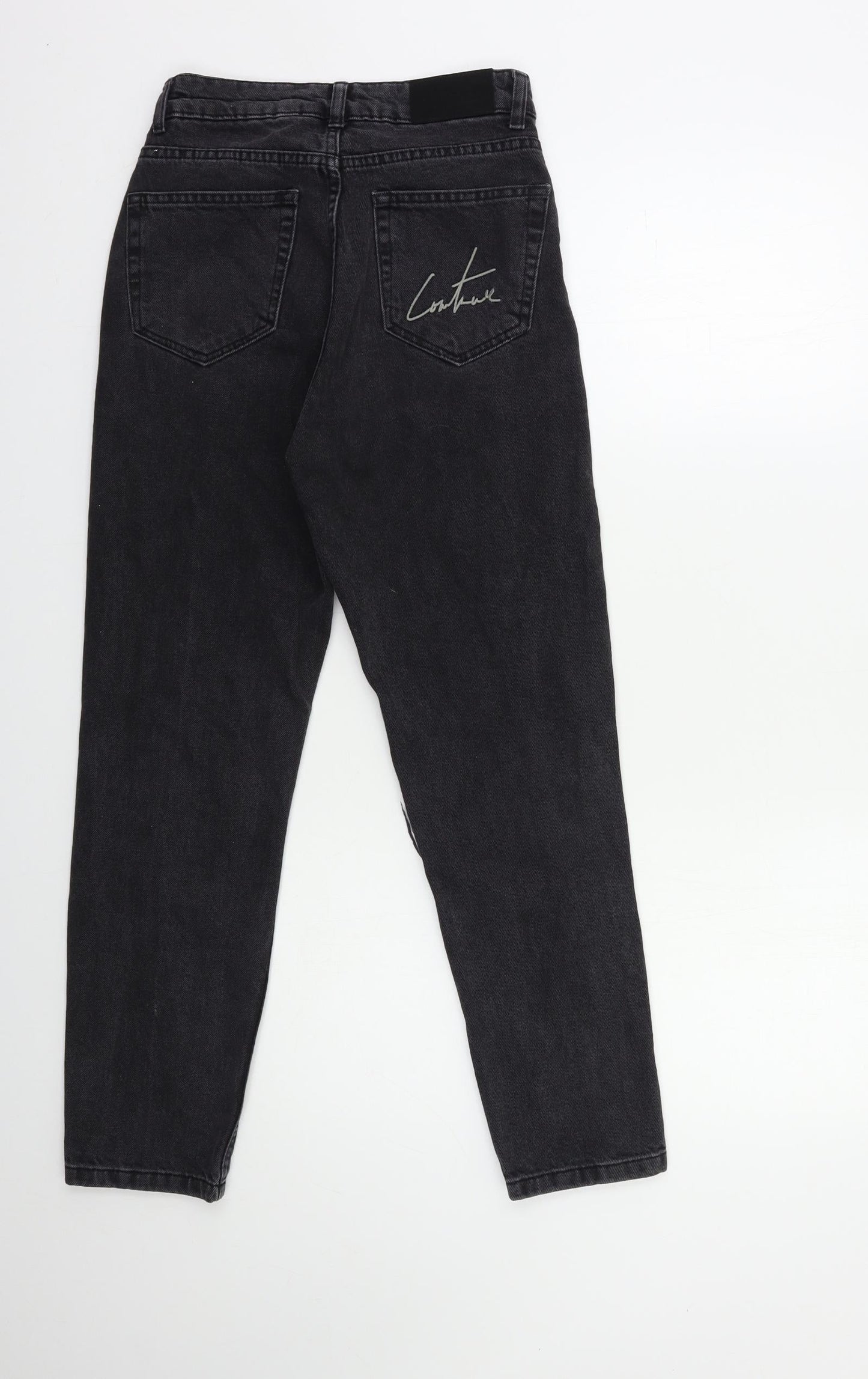 Couture Womens Grey  Denim Skinny Jeans Size 26 in L27 in