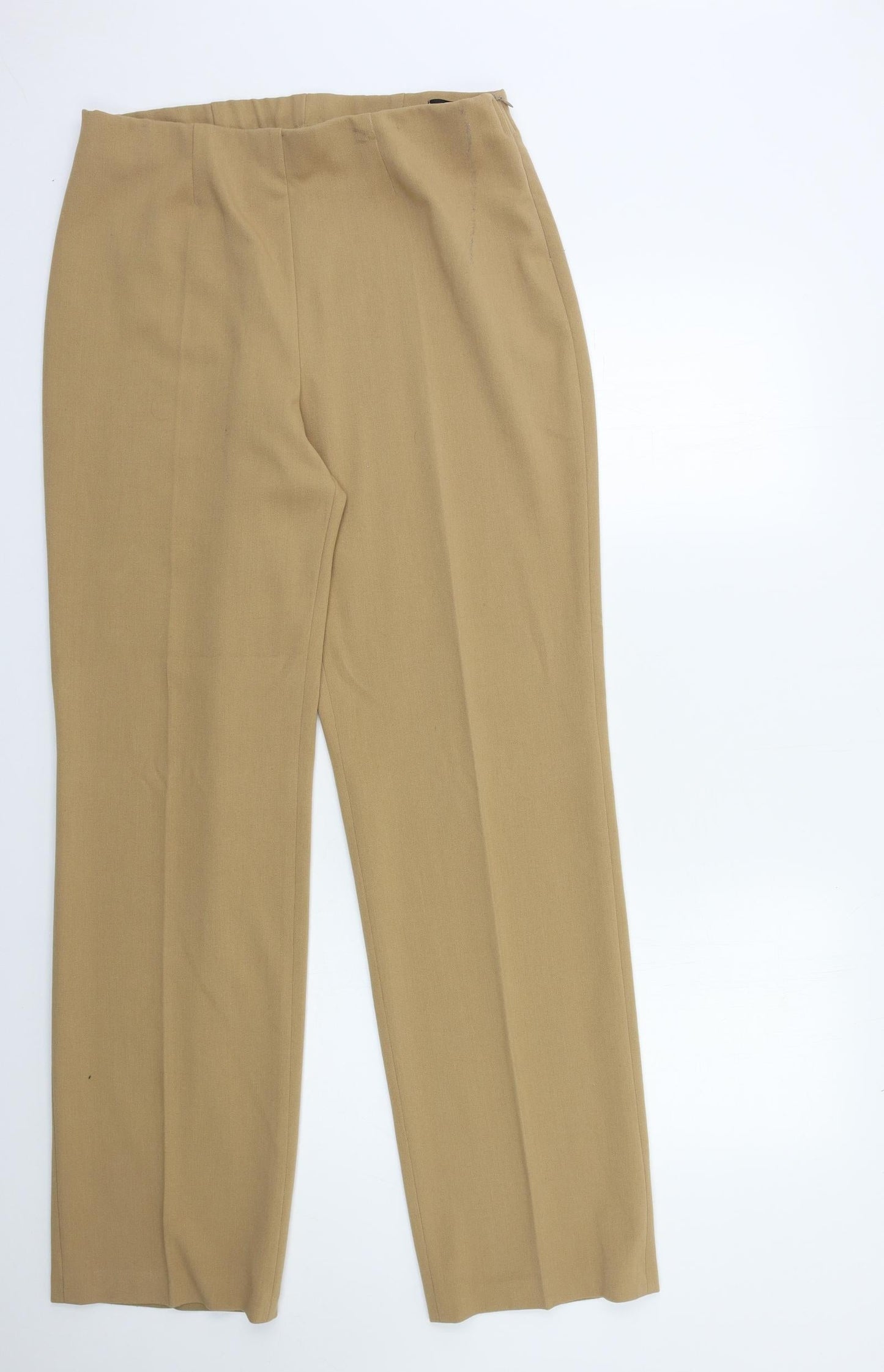 Peruggi Womens Brown   Trousers  Size 14 L31 in