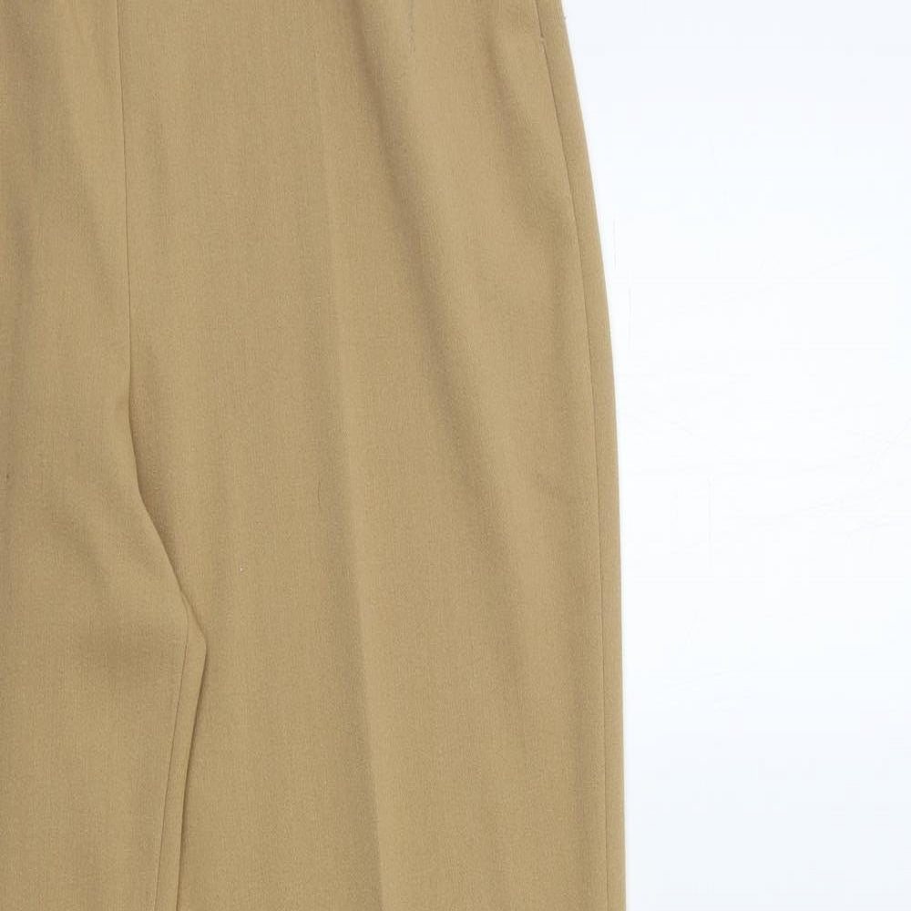 Peruggi Womens Brown   Trousers  Size 14 L31 in